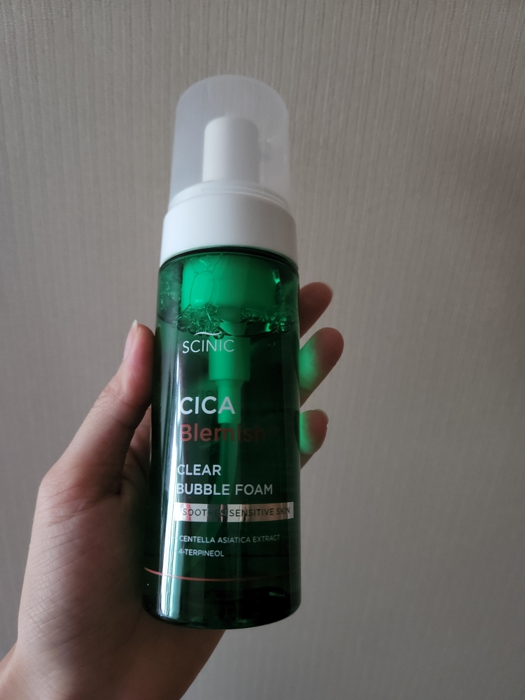 SCINIC Cica Blemish Clear Bubble Foam review image