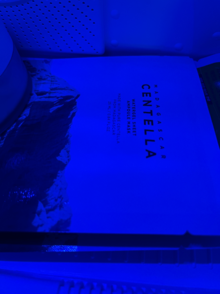 马达加斯加积雪草水凝胶面膜的真实用户使用照片