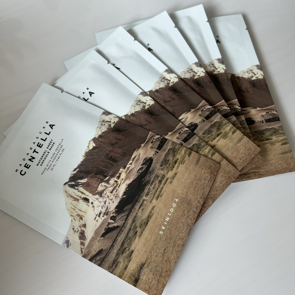 马达加斯加积雪草水凝胶面膜的真实用户使用照片