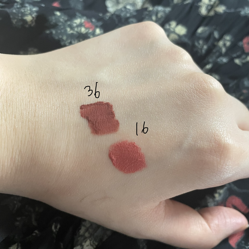 Real user review photo of Last Velvet Lip Tint 4 [16 Sweeter than Flowers]