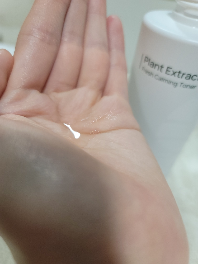 植物萃取清新遮瑕爽肤水的真实用户使用照片