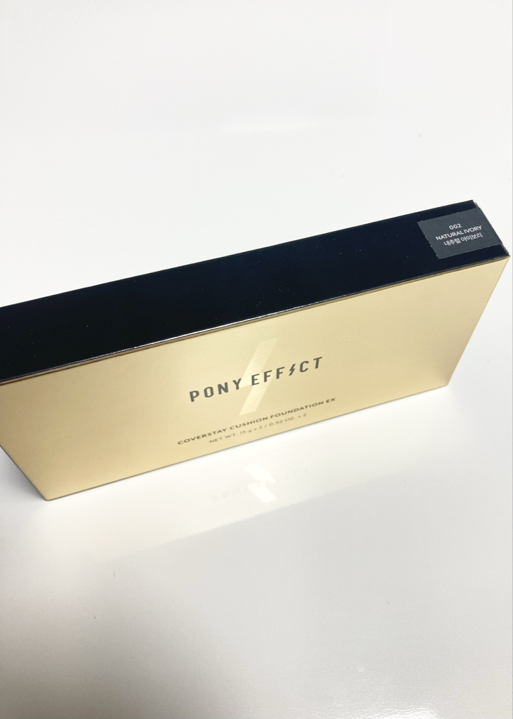 PONYEFFECT 遮瑕持妆气垫粉底霜 EX [SPF50+/PA+++] [002 自然象牙色] common.review image