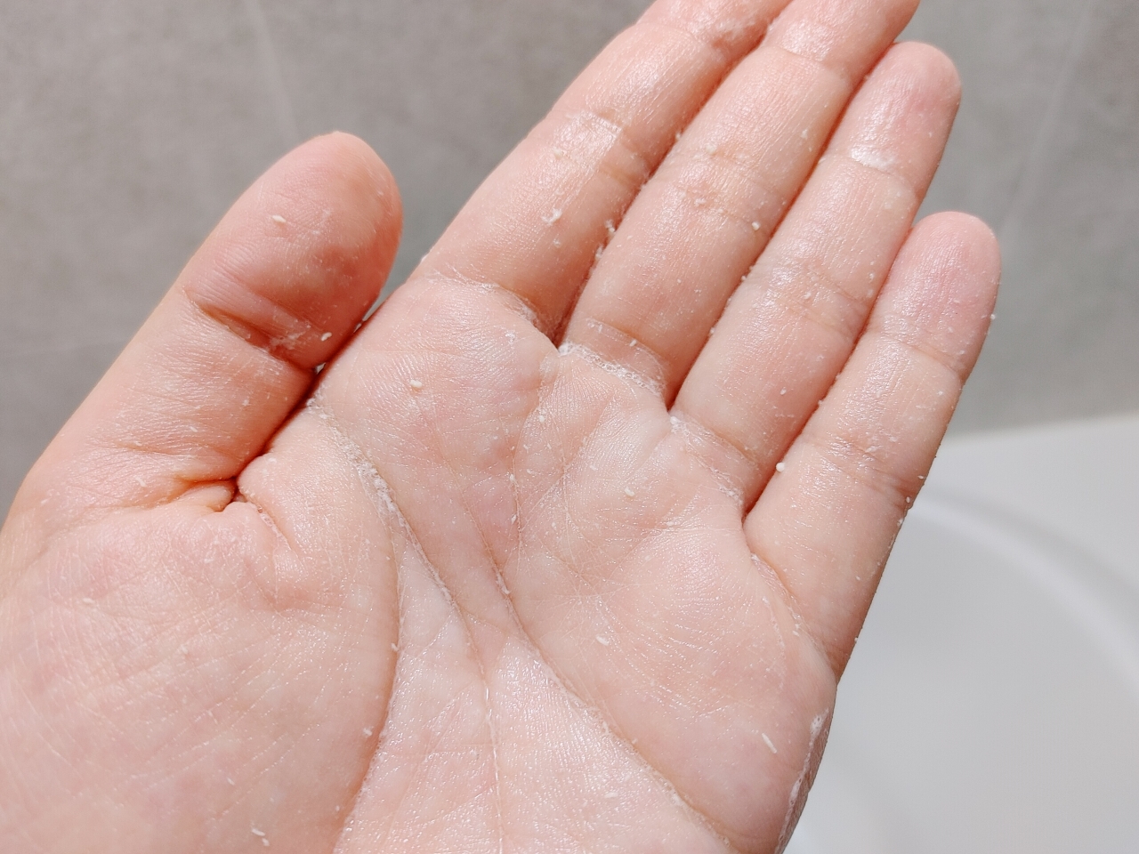 菠萝温和去角质凝胶的真实用户使用照片