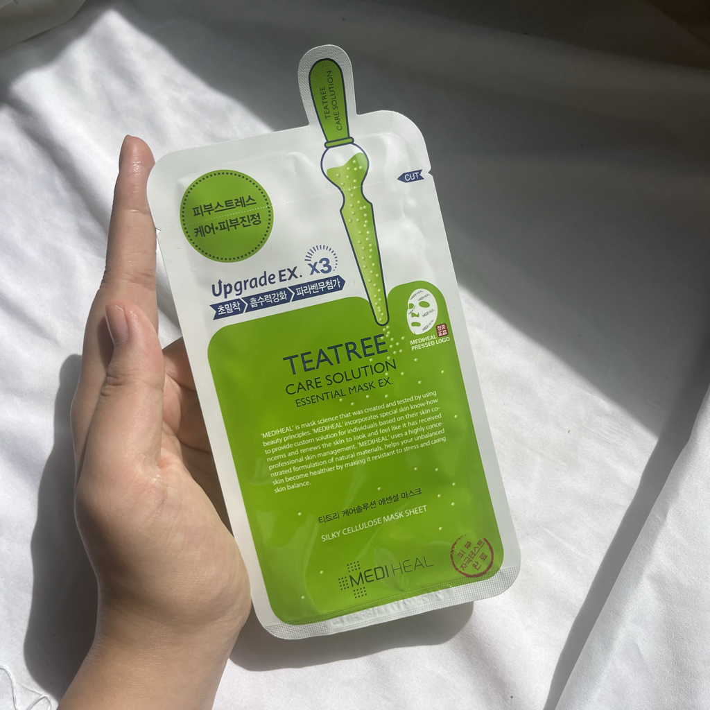 Real user review photo of Tea Tree Care Solution Essential Mask EX