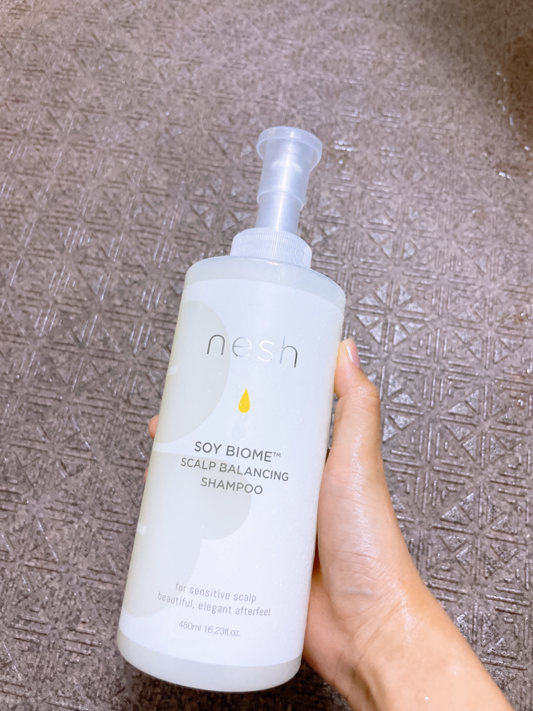 豆乳发酵物平衡洗发露的真实用户使用照片