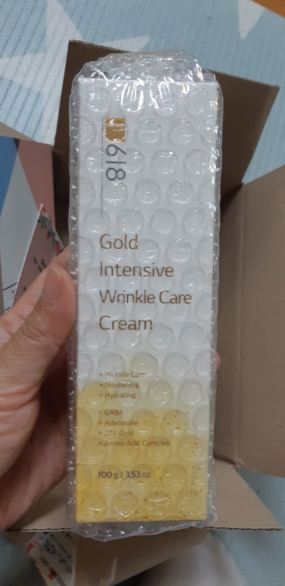 金色密集抗皱护肤霜的真实用户使用照片