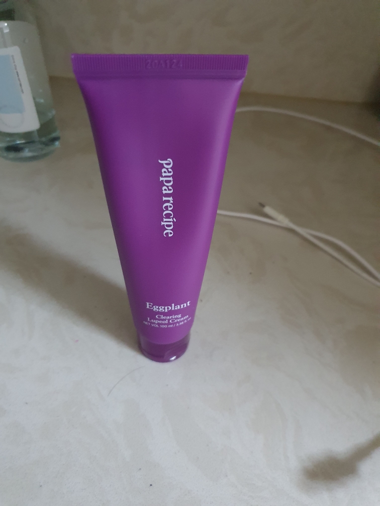 Real user review photo of Eggplant Clearing Lupeol Cream