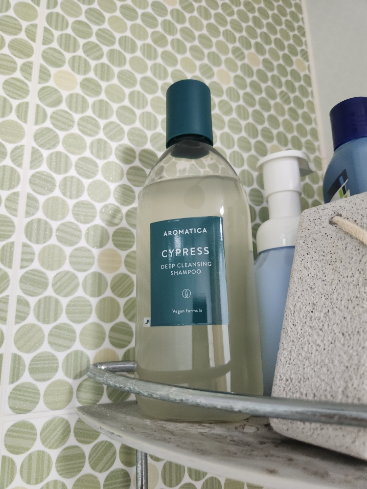 Real user review photo of Cypress Deep Cleansing Shampoo