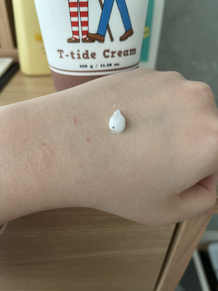 Real user review photo of WALLY T-tide Cream