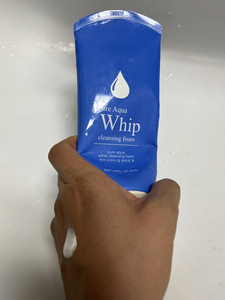 Real user review photo of Pure Aqua Whip Cleansing Foam