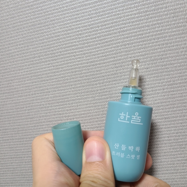 Real user review photo of Sandeul Peppermint Trouble Spot Gel
