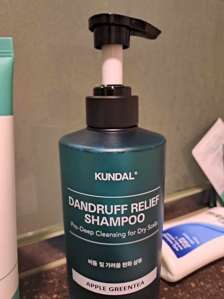 KUNDAL 普洛克林去屑洗发水[苹果绿茶] common.review image