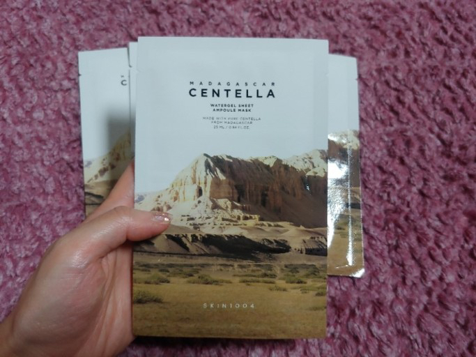 马达加斯加积雪草水凝胶面膜的真实用户使用照片