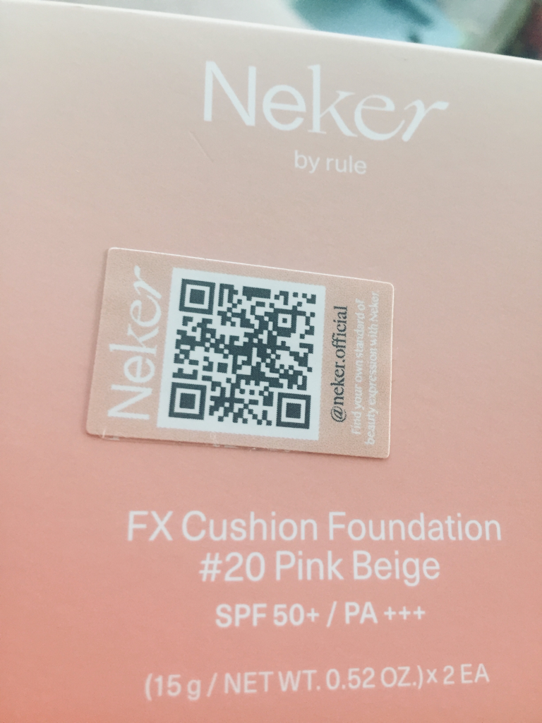 네케르 (Neker) 에프엑스 쿠션 파운데이션 [SPF50+/PA+++] [20호 핑크베이지] review image