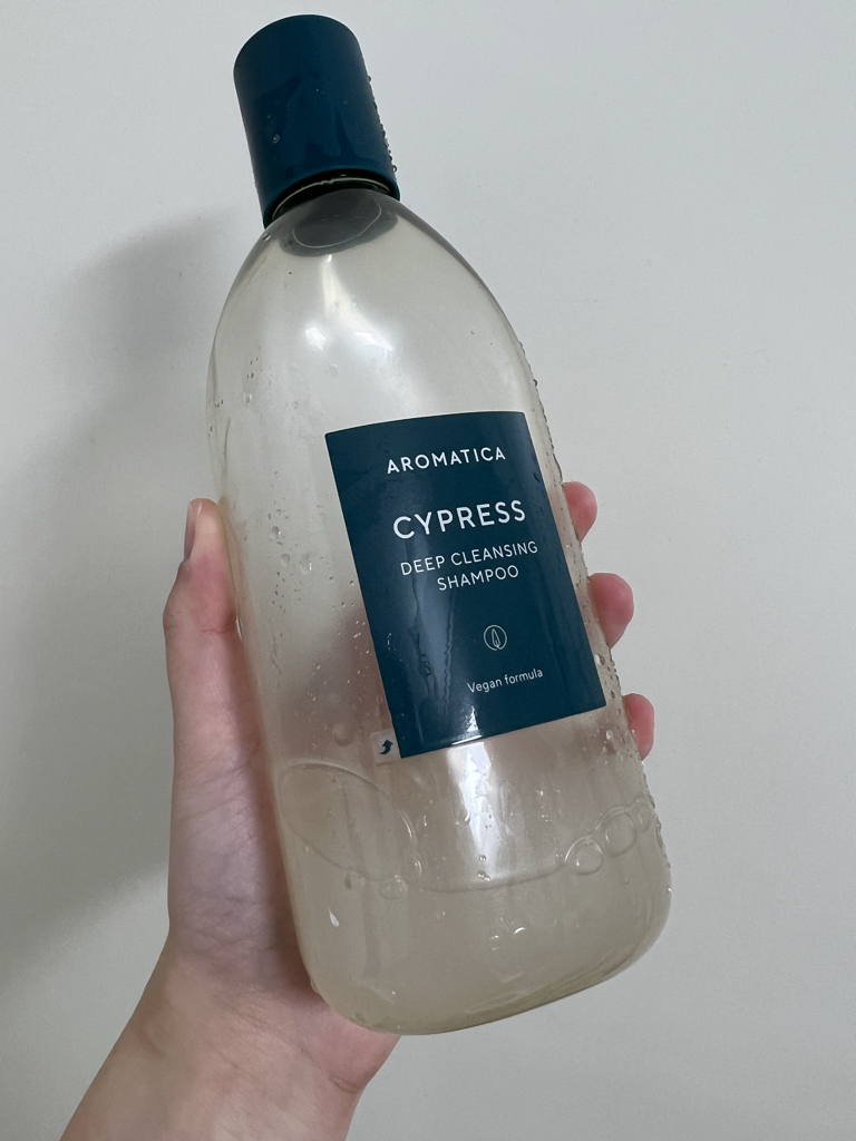 Real user review photo of Cypress Deep Cleansing Shampoo