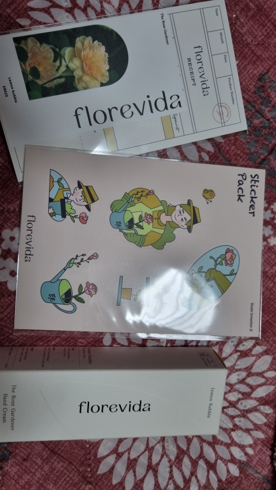 플로레비다 (florevida) 더 로즈 가드너 핸드크림 [레몬버블] review image