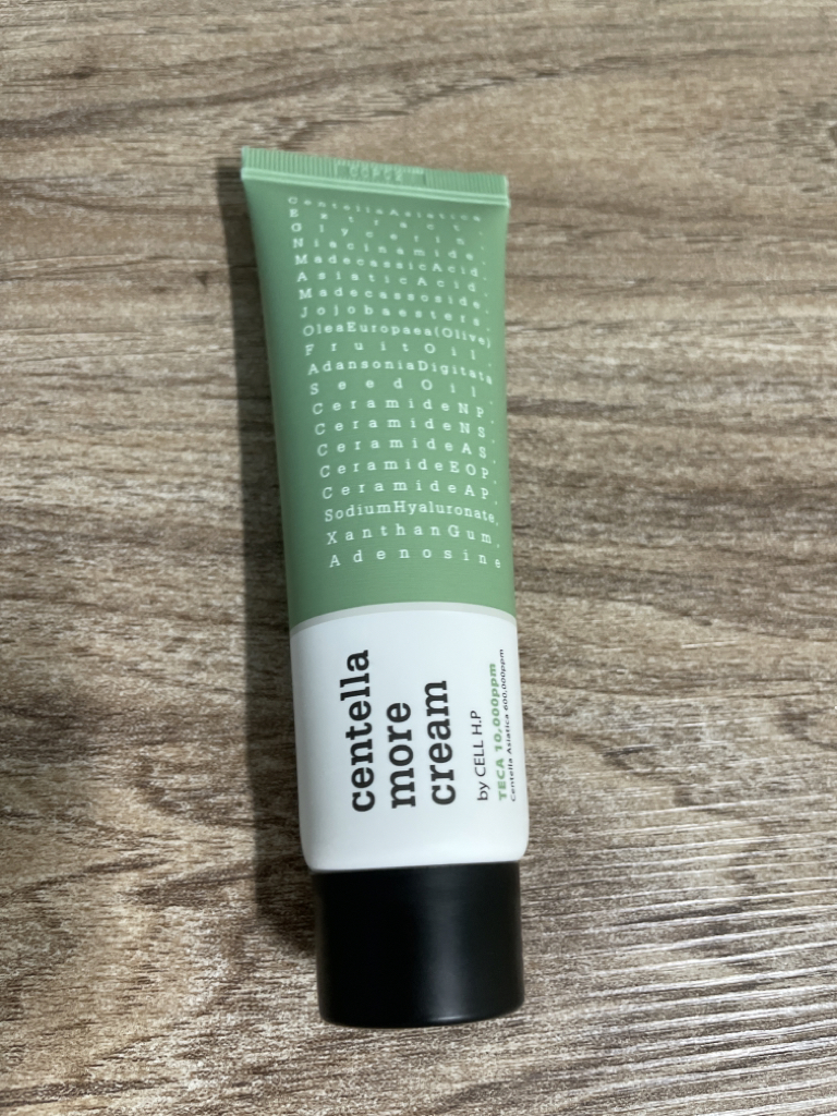 Real user review photo of centella more cream