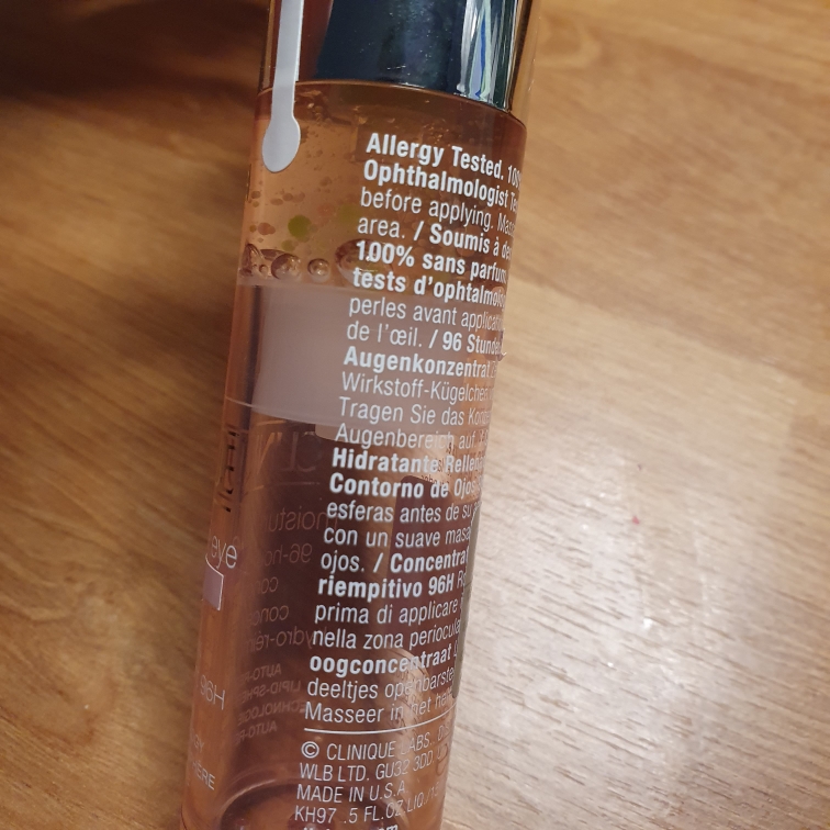 CLINIQUE moisture surge eye 96 hour hydro concentrate review image