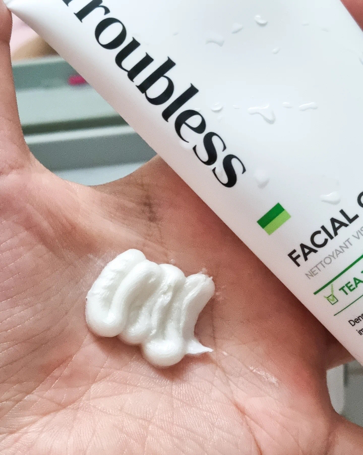 面部清洁剂的真实用户使用照片