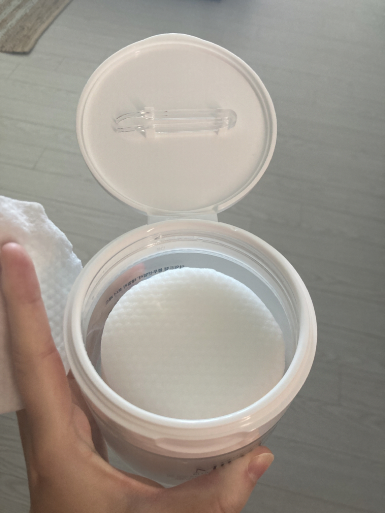 蓝芝日常爽肤水垫的真实用户使用照片