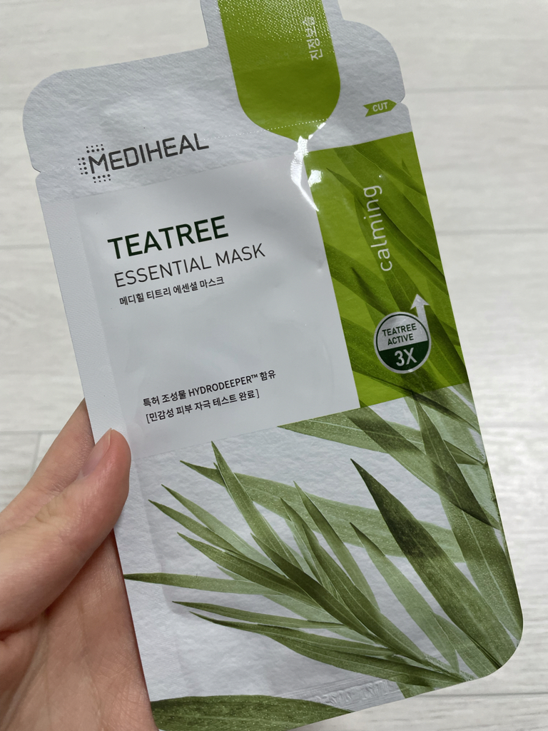 Real user review photo of Tea Tree Care Solution Essential Mask EX