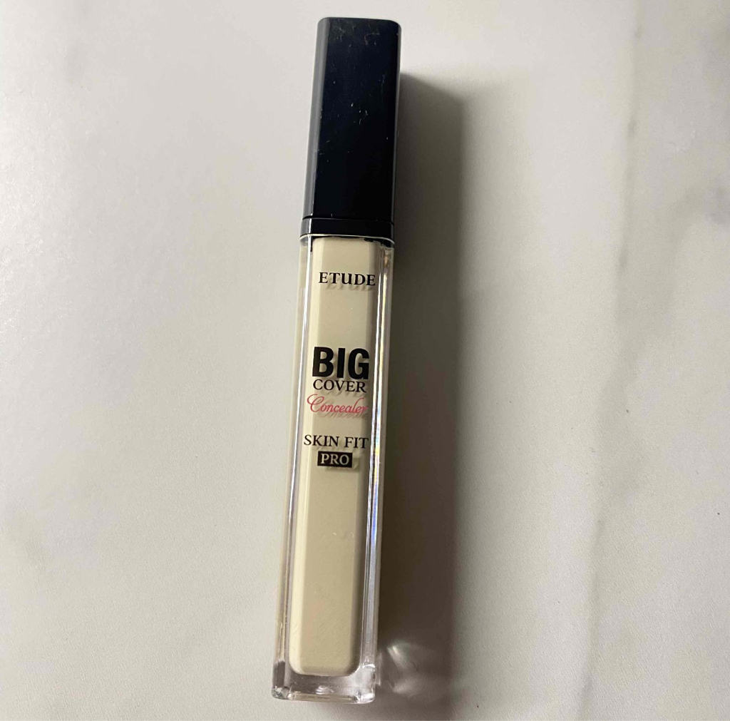Real user review photo of Big Cover Skin Fit Concealer Pro [Neutral Mint]