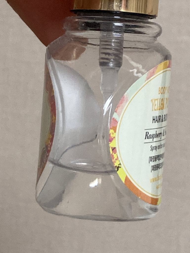 身体喷雾 [黄色药水］的真实用户使用照片