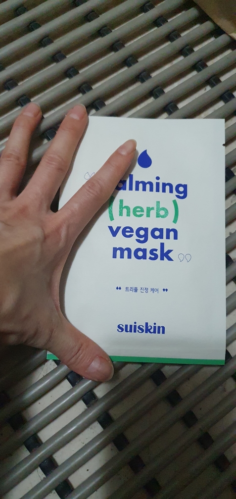 舒适的芳香草本面膜的真实用户使用照片