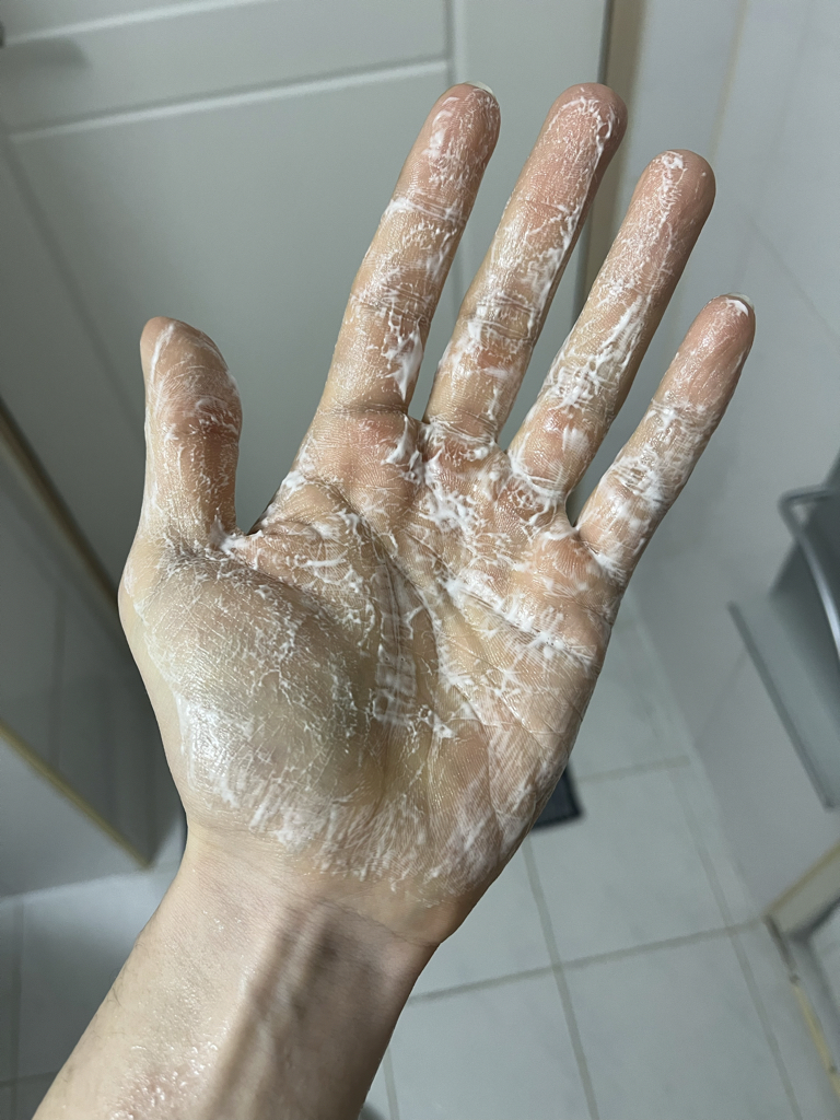 LHA 素食洁面乳的真实用户使用照片