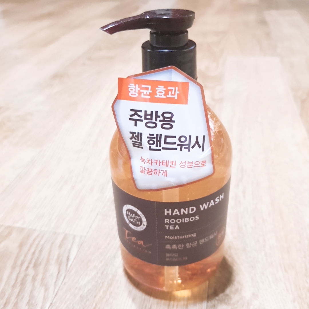 해피바스 (HAPPYBATH) 어린잎 티컬렉션 젤 핸드워시 [루이보스티] review image