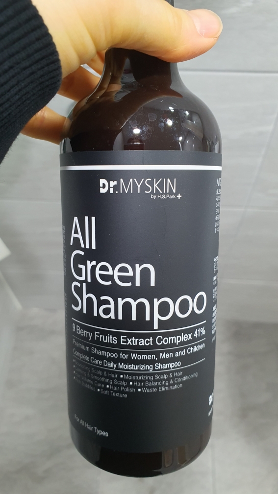 Real user review photo of ALL GREEN SHAMPOO