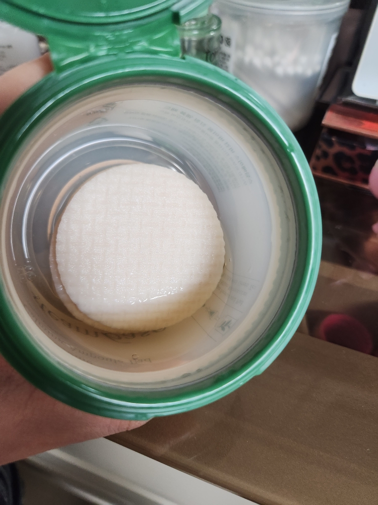 纯素生物群落镇定安瓿垫的真实用户使用照片