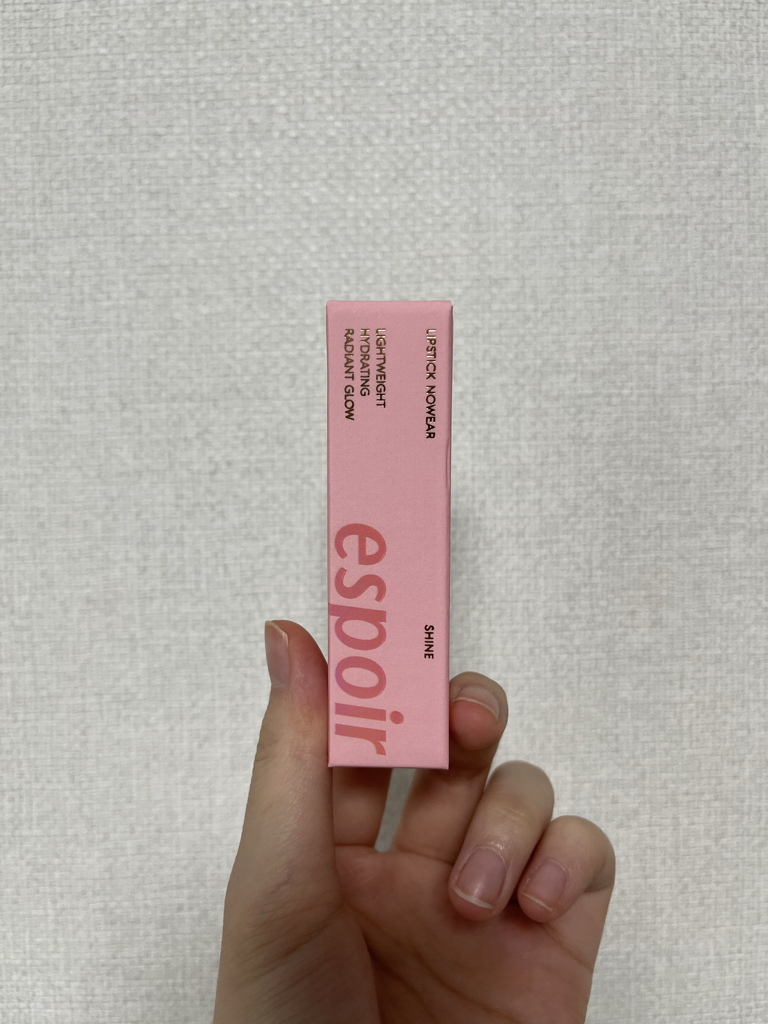 에스쁘아 (espoir) 립스틱 노웨어 샤인 [4호 티클드핑크] review image