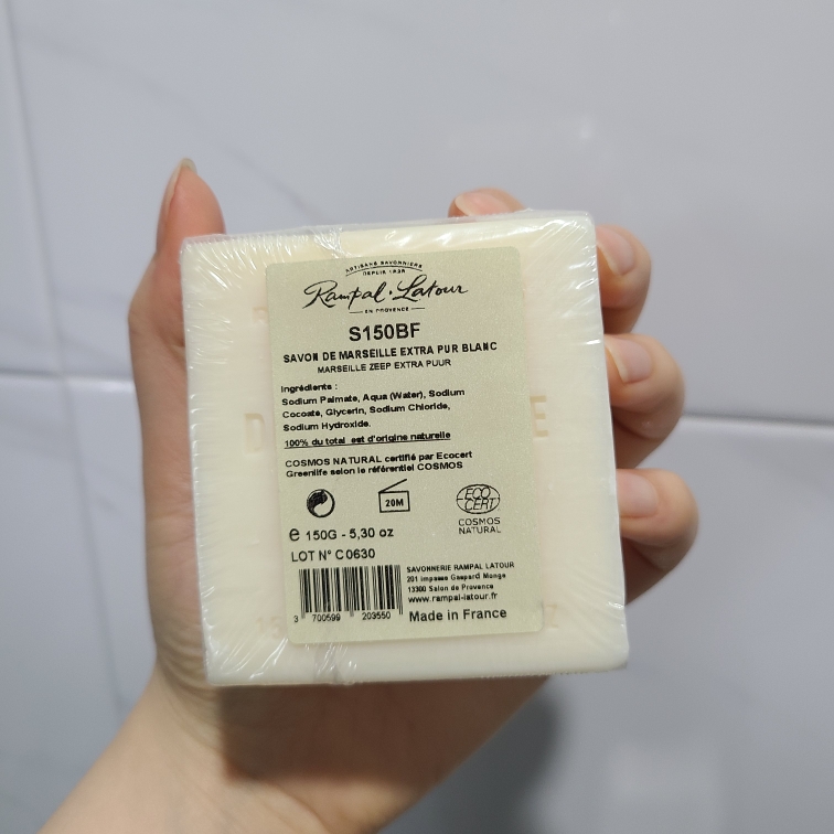 马赛香皂 [白（椰子味）的真实用户使用照片