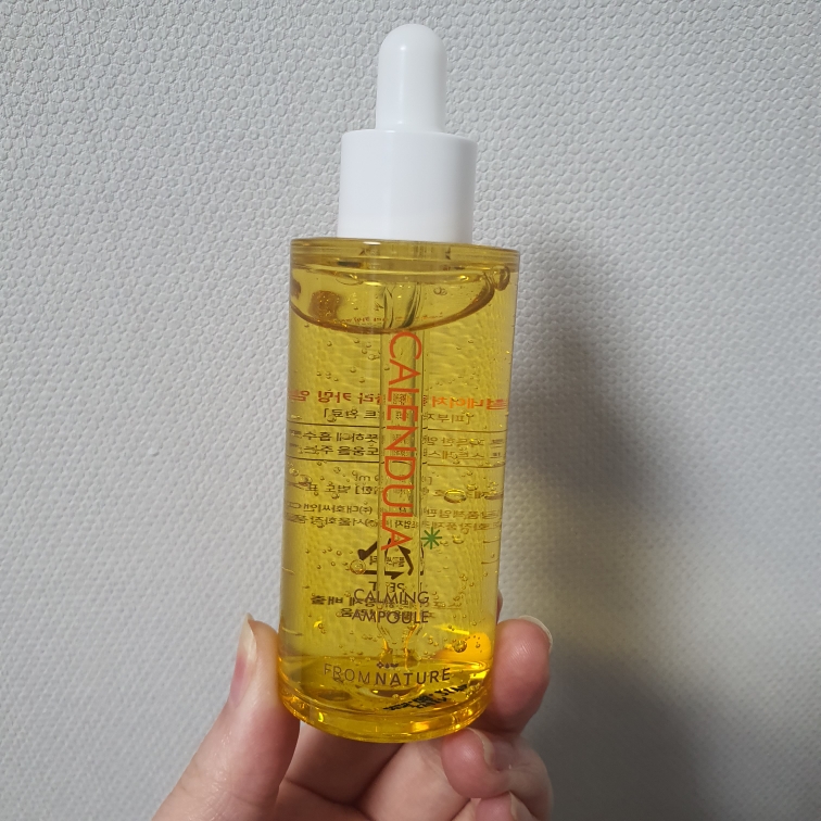 金盏花舒缓安瓶的真实用户使用照片