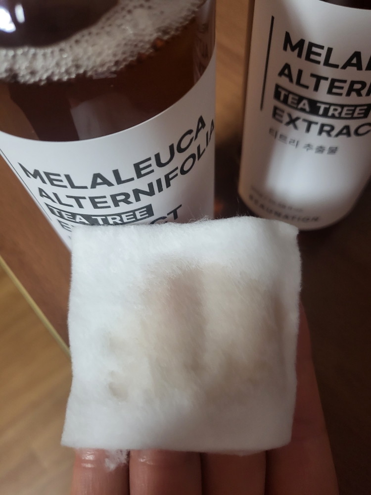 茶树精华原液的真实用户使用照片