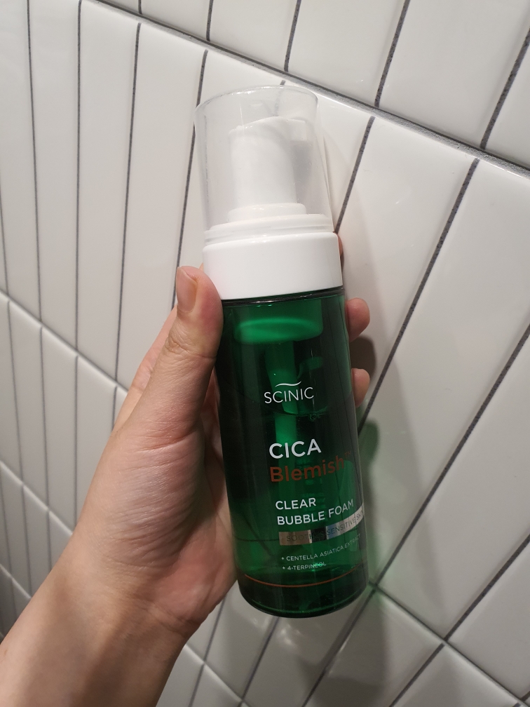 SCINIC Cica Blemish Clear Bubble Foam review image