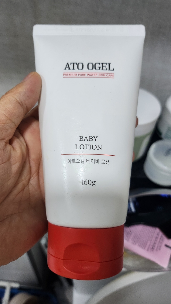 婴儿润肤露的真实用户使用照片