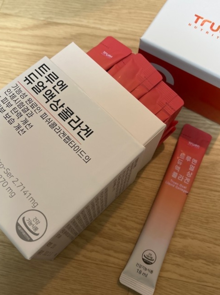 双重液体胶原蛋白的真实用户使用照片