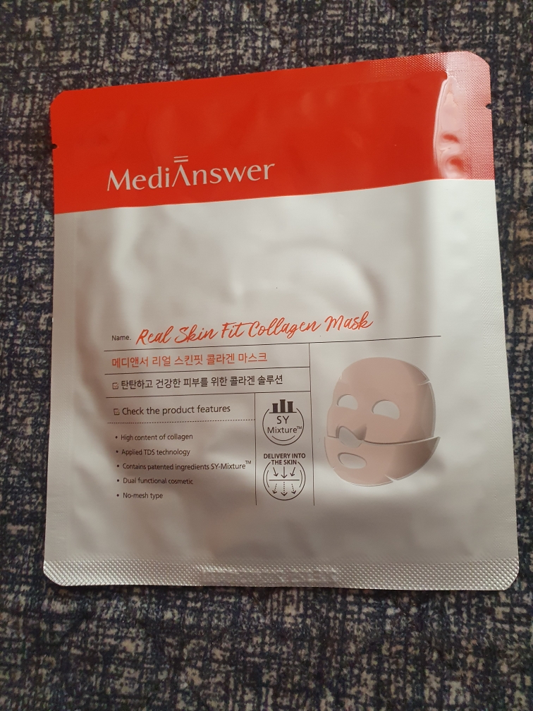 真实肌肤贴合胶原蛋白面膜的真实用户使用照片