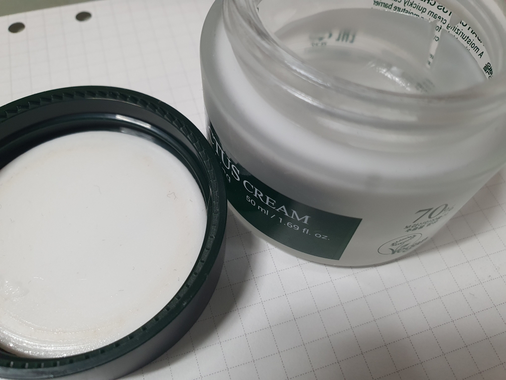 仙人掌保湿霜的真实用户使用照片