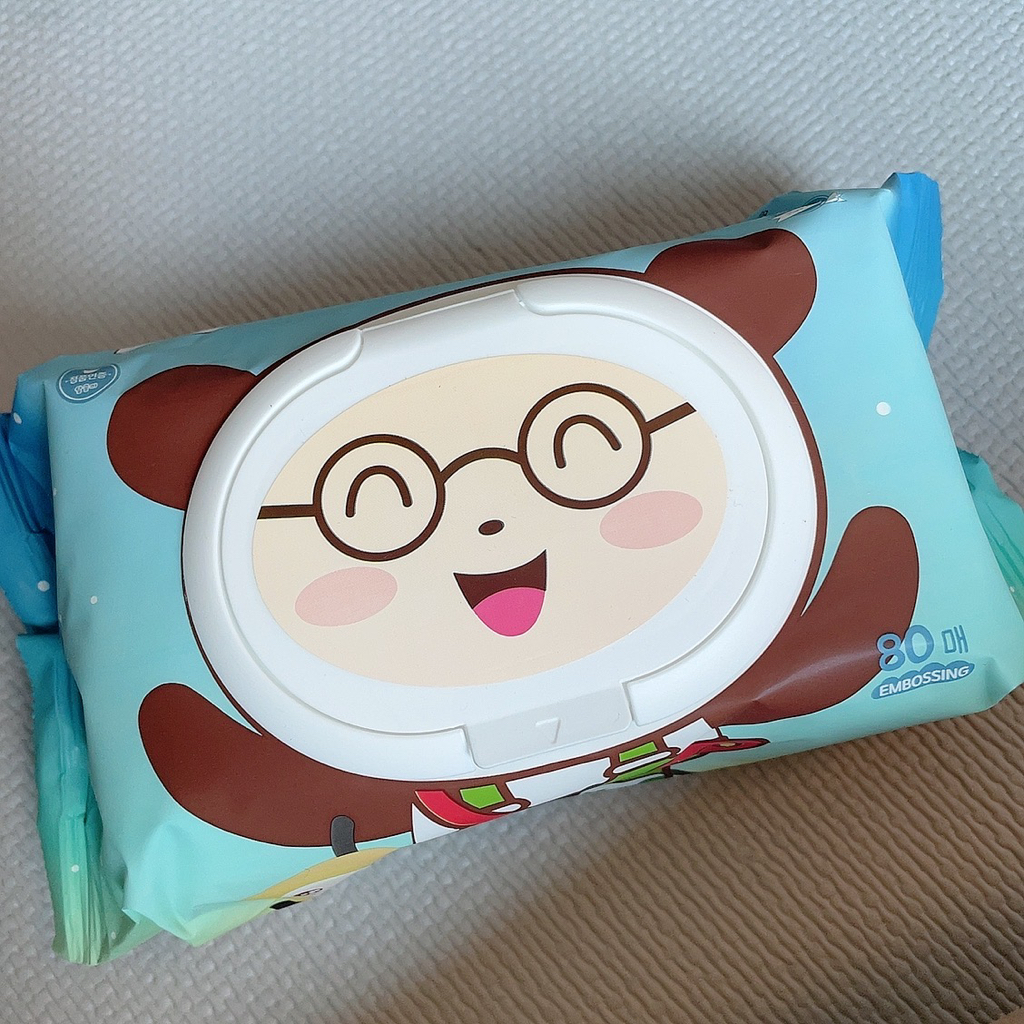 달곰이 (DALGOMI) 저자극 두꺼운 아기물티슈 패밀리 review image