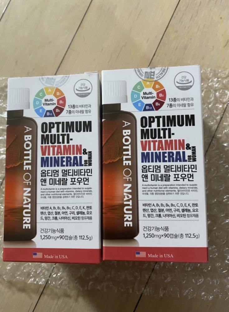 어바틀오브네이처 (A BOTTLE OF NATURE) 옵티멈 멀티비타민 앤 미네랄 포우먼 review image