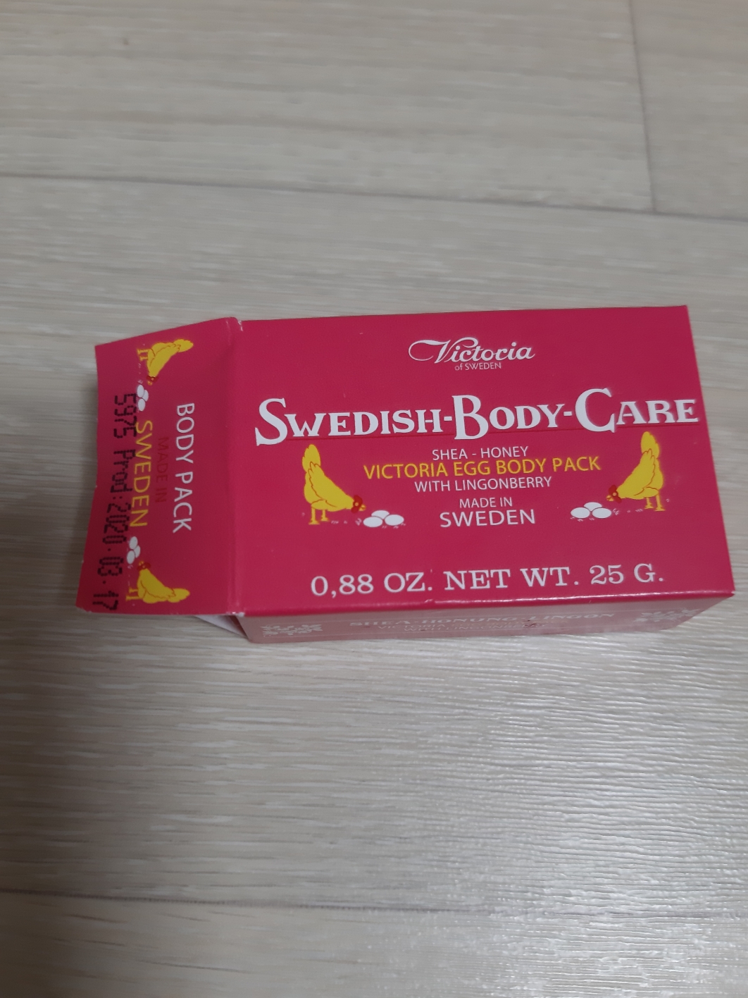 빅토리아 (Victoria) 스웨덴 에그 바디팩 [링곤베리] review image
