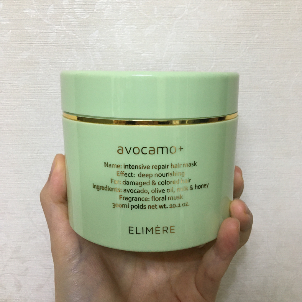 鳄梨深度修复发膜的真实用户使用照片