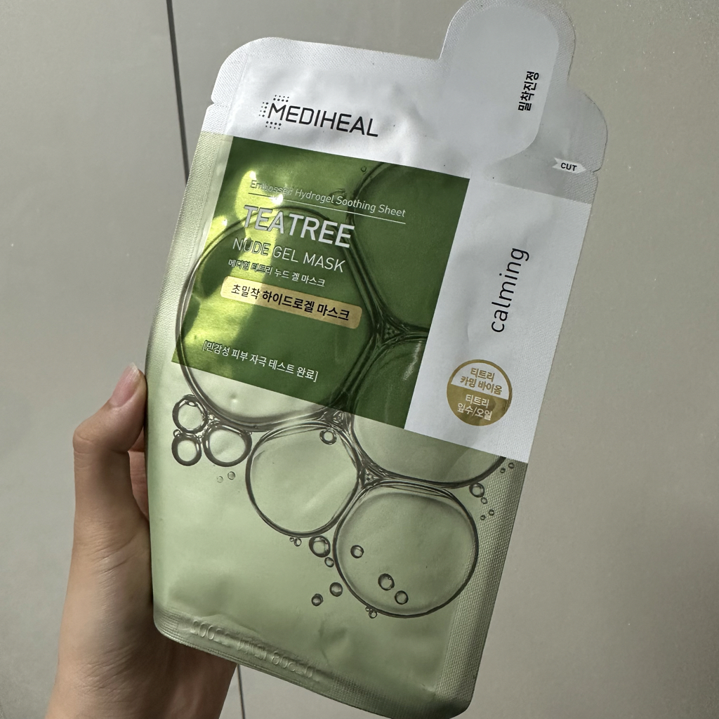 Real user review photo of NUDE GEL MASK [TEATREE]
