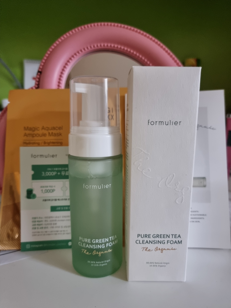 포뮬리에 (formulier) 디오가닉 퓨어 그린 티 클렌징 폼 review image