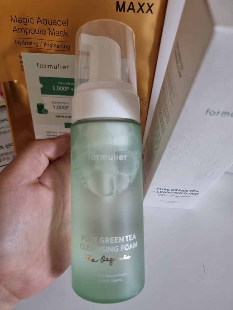 포뮬리에 (formulier) 디오가닉 퓨어 그린 티 클렌징 폼 review image