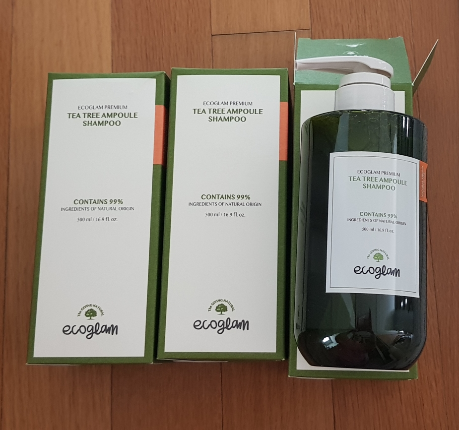 에코글램 (ecoglam) 프리미엄 티트리 앰플 샴푸 review image