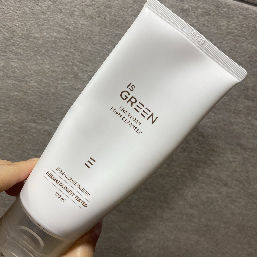 LHA 素食洁面乳的真实用户使用照片